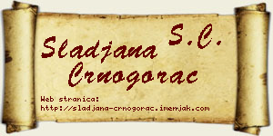 Slađana Crnogorac vizit kartica